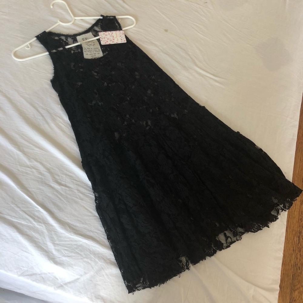 Free people black lace dress - Picture 4 of 4